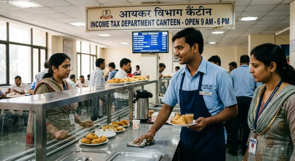 INCOME TAX CANTEEN ATTENDANT