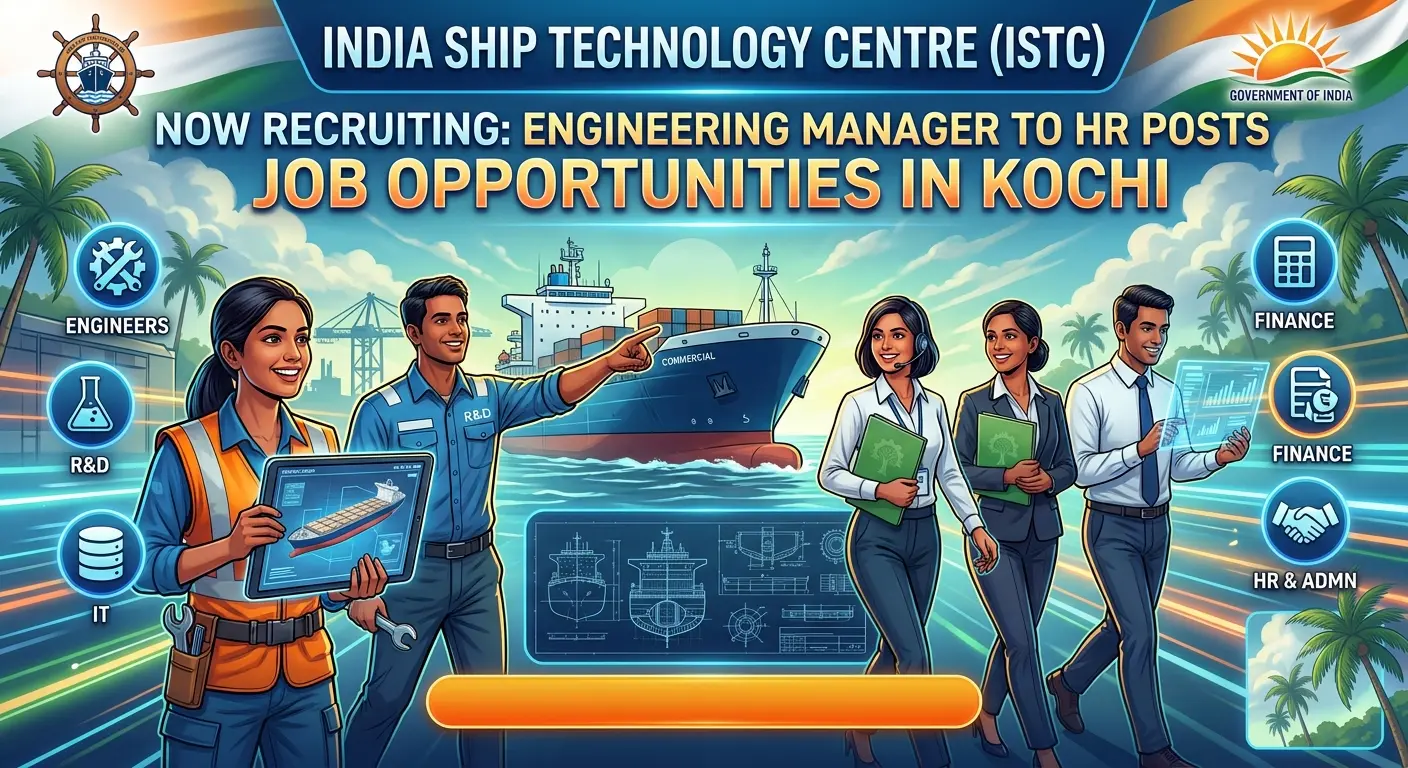 job opportunity at India Ship Technology Centre
